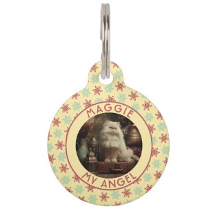 Trendy Custom Dog Lover Present Christmas Pet Tag
