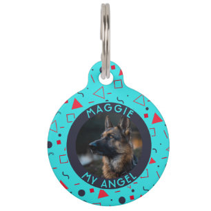 Trendy Custom Dog Owner Gift Memphis Pet Tag