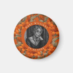 Trendy Custom Lilies Themed Beach Party Magnet