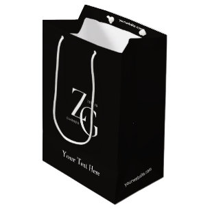 Trendy Custom Logo Jewellery Business Professional Medium Gift Bag