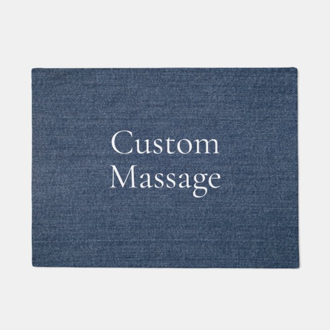 Trendy Custom Massage Modern simple  Doormat (Front)