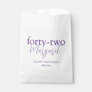 Trendy Custom Printed Birthday Party Favour Bags