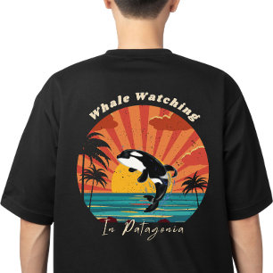 Trendy Custom Whale Watching T-Shirt
