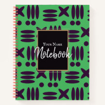 Trendy Customisable Spiral Notebook & Journal