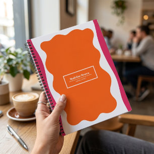Trendy Cute Abstract Stylish Personalised Notebook