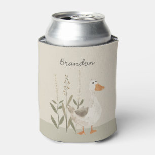 Trendy Cute Goose Customisable Can Cooler