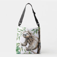Trendy Cute Sloth In A Tree