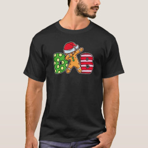Trendy Dab Dabbing Gingerbread Dancing Merry Chris T-Shirt