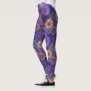 Trendy Daisy Charm Cardio Athletic Leggings