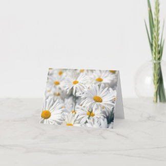 Trendy Daisy Design Note Card
