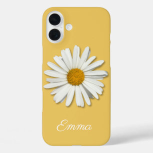 Trendy Daisy Flower Blossom Pretty Floral Fashion iPhone 16 Plus Case