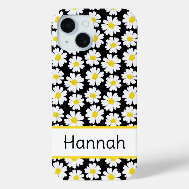 Trendy Daisy Pattern Case-Mate iPhone Case (Back)