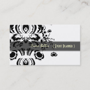 Trendy damask, business cards