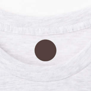 Trendy Dark Mocha Brown - Label