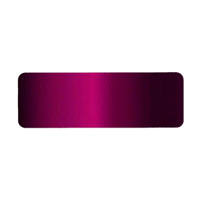 Trendy Deep Fushsia Gradiant Solid Lable (Front)