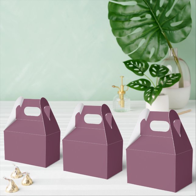 Trendy Deep Plum - Favour Boxes (Multiple)