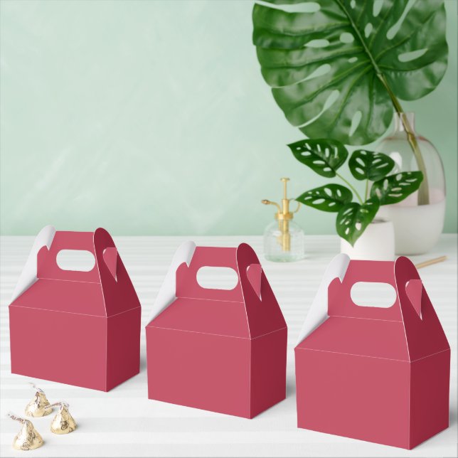 Trendy Deep Raspberry Red - Favour Boxes (Multiple)