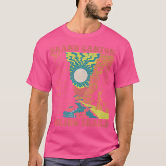 Trendy Design Centred Grand Canyon Hiking Trails T-Shirt