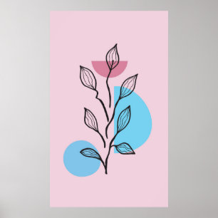 Trendy design poster
