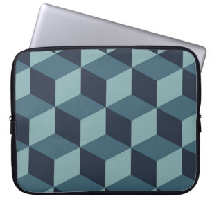 	Trendy design vintage abstract colour block geome Laptop Sleeve