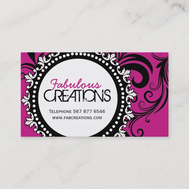 TRENDY DESIGNER BUSINESS CARDS (Front)