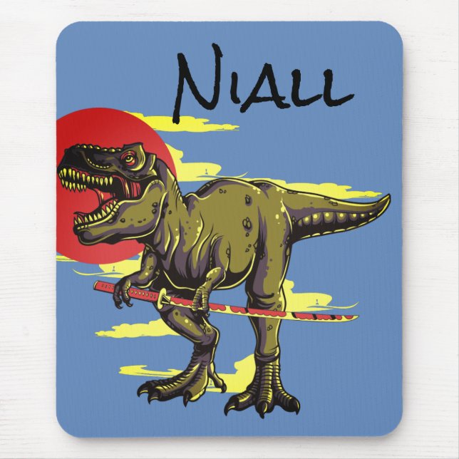 Trendy Dinosaur  Mouse Mat (Front)