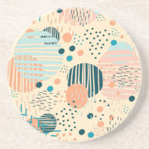 Trendy dots pattern throw pillow