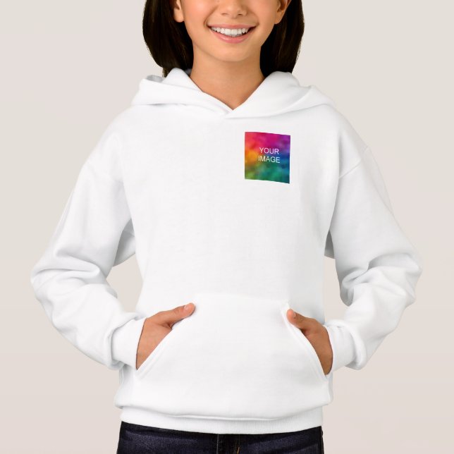 Trendy Double Sided Design White Template Girls (Front)