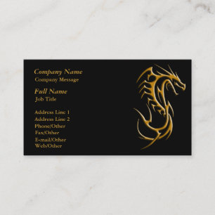 Trendy Dragon Business Card Template