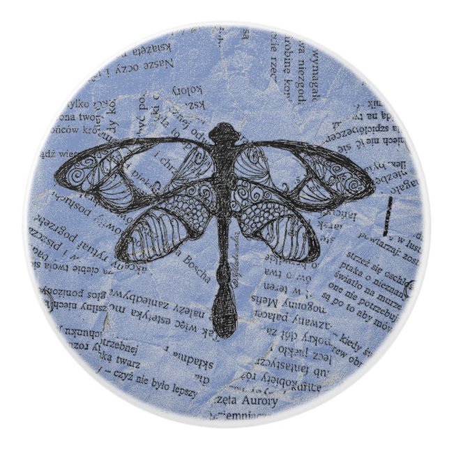Trendy Drawer Cabinet Pulls Dragonfly (Front)