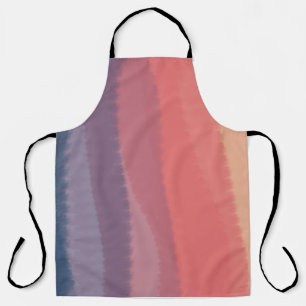 Trendy Dusk Coloured Watercolor Painting Apron