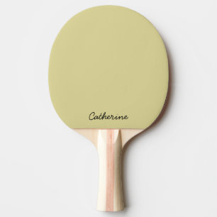 Trendy Earthy Yellow Custom - Ping Pong Paddle