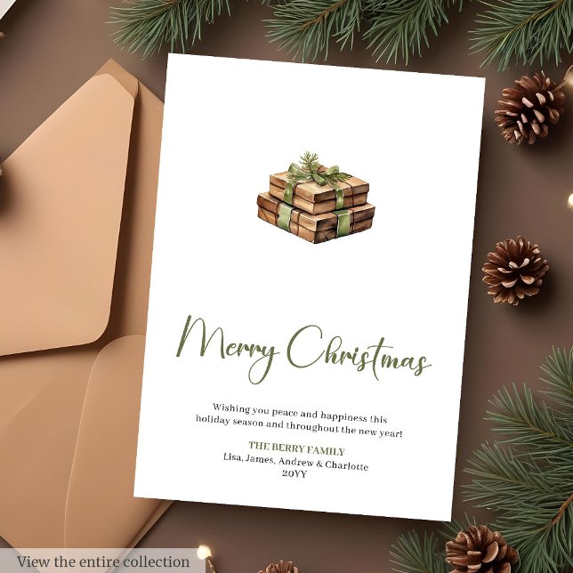 Trendy Editable Boho Holiday Christmas Greeting  (Trendy Editable Boho Holiday Christmas Greeting Card

)