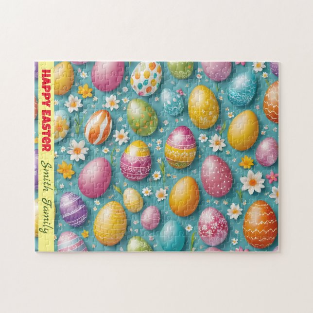 Trendy Eggs Easter Collection Jigsaw Puzzle (Horizontal)