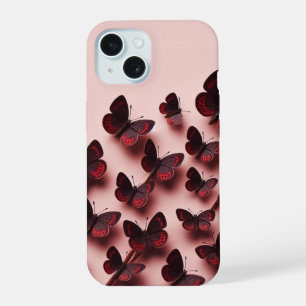 Trendy & Elegant Butterflies Design iPhone 15 Case
