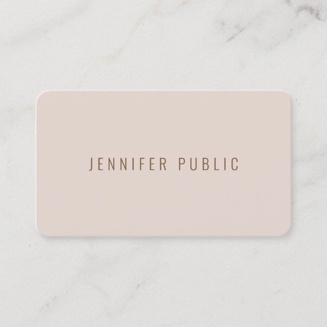 Trendy Elegant Colour Harmony Professional Templat Business Card (Front)