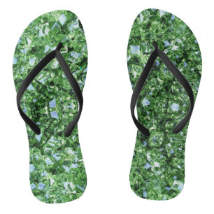Trendy Elegant Green Stylish Holidays Flip Flops