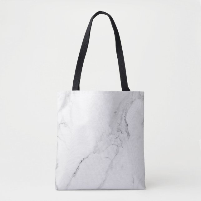 Trendy Elegant Marble Stylish and Modern Tote Bag (Front)