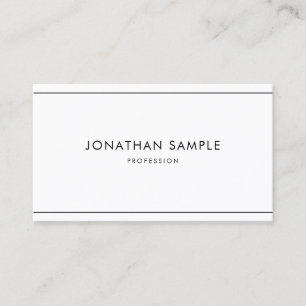Trendy Elegant Minimal Modern Professional Simple Business Card