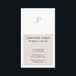 Trendy Elegant Minimalistic Design Monogram Plain Business Card<br><div class="desc">Trendy Elegant Minimalistic Design Monogram Plain Business Card. Perfect for Real Estate Agents,  Accountants,  Realtors,  Brokers,  Attorneys,  Lawyers,  Doctors,  Corporate Professionals,  Stylists,  Architects,  Engineers,  Directors,  Managers,  Consultants,  Designers,  Teachers,  Musicians,  all professions.</div>