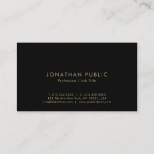 Trendy Elegant Modern Simple Template Business Business Card