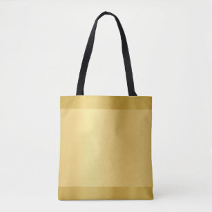 Trendy Elegant Shiny Gold Modern Template Golden Tote Bag
