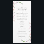 Trendy Elegant Wildflower Floral Wedding Programme<br><div class="desc">Make your wedding even more special with these Trendy Elegant Wildflower Floral Watercolor Wedding Program! Featuring a casual, beautiful arrangement of lilac lavender, blush pink, yellow and blue wildflowers and botanical greenery for a truly stunning look. Whether you are planning an outdoor garden ceremony or an indoor wedding reception, these...</div>