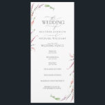 Trendy Elegant Wildflower Floral Wedding Programme<br><div class="desc">Make your wedding even more special with these Trendy Elegant Wildflower Floral Watercolor Wedding Program! Featuring a casual, beautiful arrangement of lilac lavender, blush pink, yellow and blue wildflowers and botanical greenery for a truly stunning look. Whether you are planning an outdoor garden ceremony or an indoor wedding reception, these...</div>