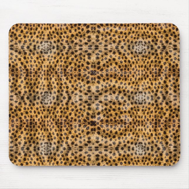Trendy Exotic Cheetah Fur Pattern Animal Print Mouse Mat (Front)