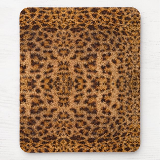 Trendy Exotic Jaguar Fur Pattern Animal Print Mouse Mat (Front)