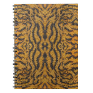 Trendy Exotic Tiger Fur Pattern Animal Print Notebook