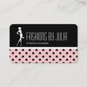 Trendy Fashion Boutique Business Cards