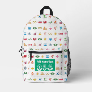 Trendy Fashion Meaningful Personalised Custom Name Printed Backpack