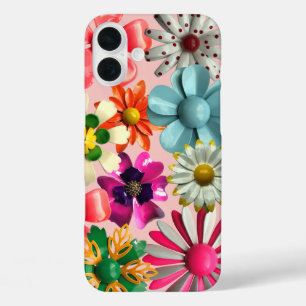 Trendy Fashion MOD Daisy Happy Colourful Flowers C iPhone 16 Plus Case